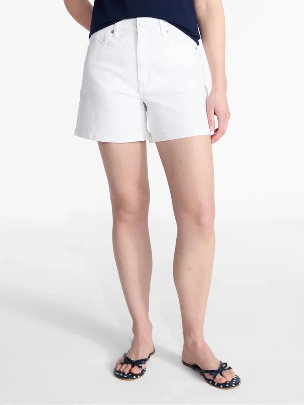 Time and Tru Women's High-Rise 5” Inseam Denim Shorts NWT